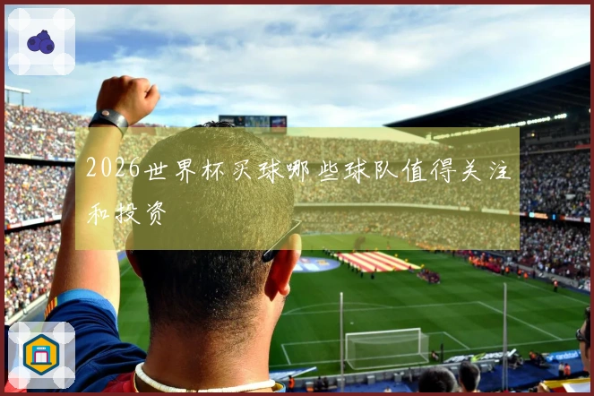 2026世界杯买球哪些球队值得关注和投资